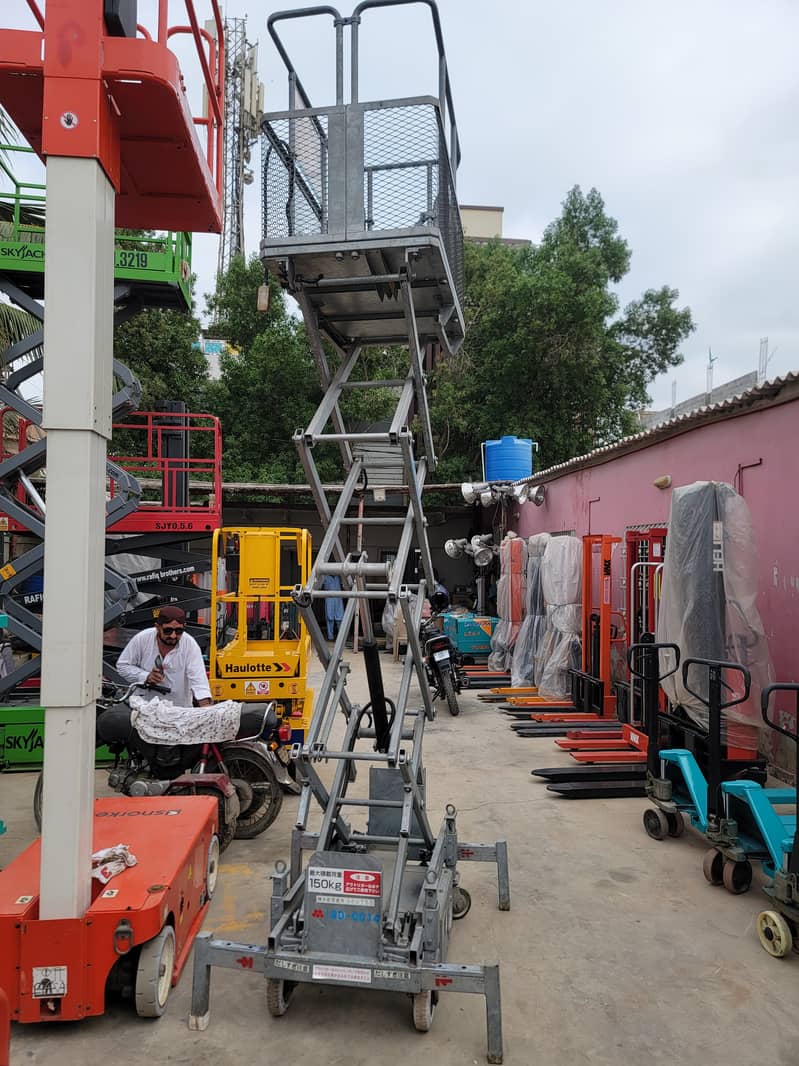 SIP 18 Ft Working Height Japanese Scissor Lift, Man Lift for Sale 10