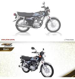 Honda 125 Black 2025 Modal Zero