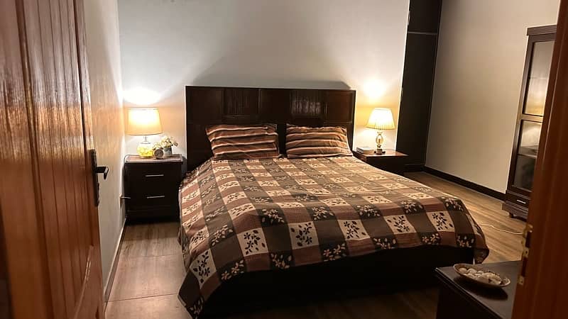 Bed with 2 Bedside Tables (Without Mattress) 2