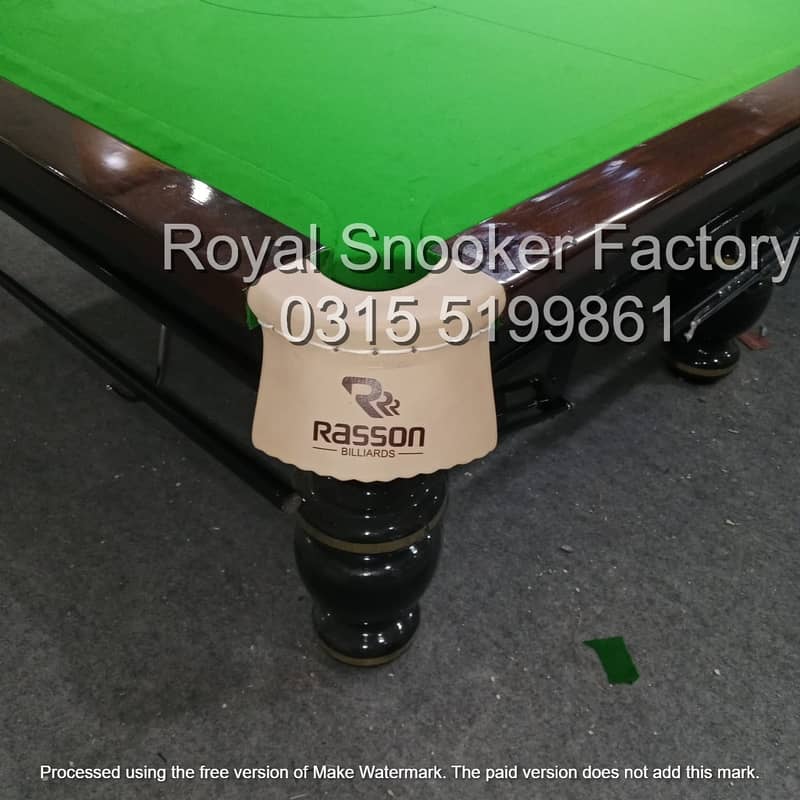 Snooker Table For Sale| Billiard table| Rasson | Star | Shender 4