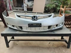 Honda Reborn front bumper with fog lights and gril