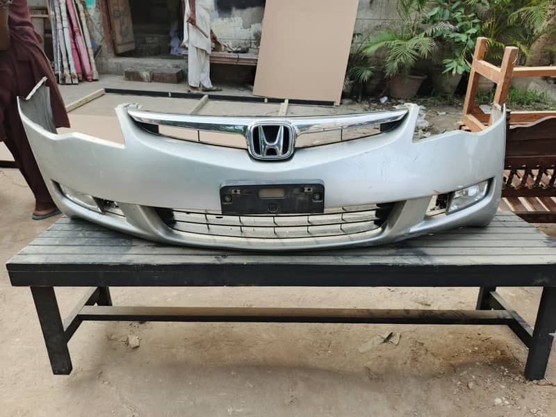 Honda Reborn front bumper with fog lights and gril 0