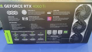 MSI GeForce RTX 4060 Ti VENTUS 3X 16 GB