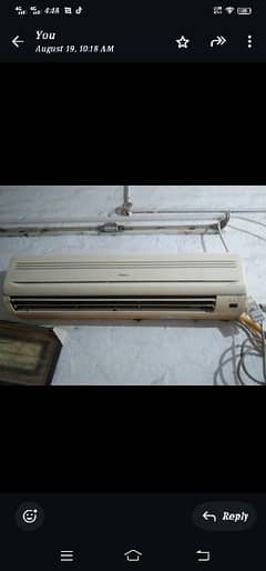 Haier Ac 1.5 ton only WhatsApp nmb contact 03173129743