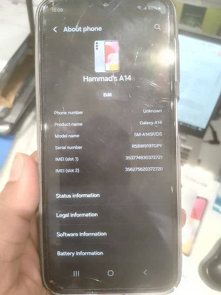 Samsung A14 0