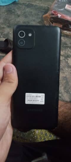 Samsung a03 3:32 pta proved dual sim condition 10/8 ha  5000 mh batter