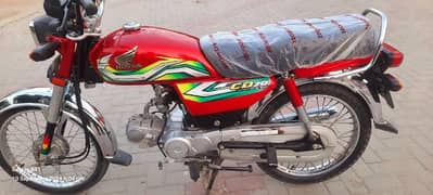 Honda CD 70 model zero condition first time