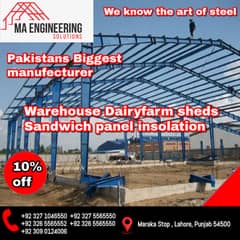 prefabricated buildings and Industrial Shed/Marquee canopy shed