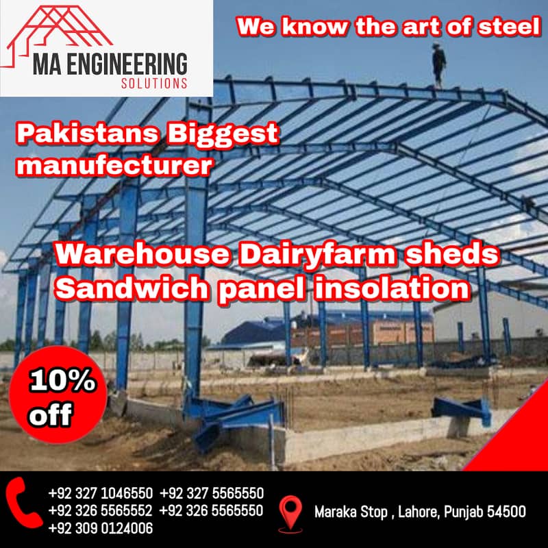 prefabricated buildings and Industrial Shed/Marquee canopy shed 0