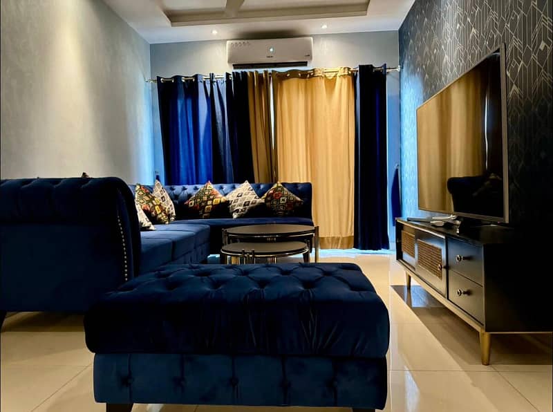 One,Two,Three beds luxury apartment for rent on daily basis in bahria town 5