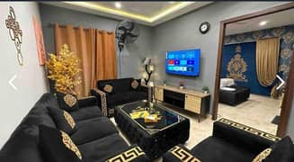 Two beds luxury apartment for rent on daily basis in bahria lahoe