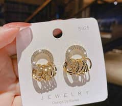 310[5630301] goldenpated earrings