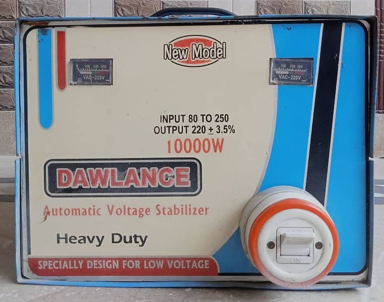 Dawlance stabilizer in good condition. 03472203338 5