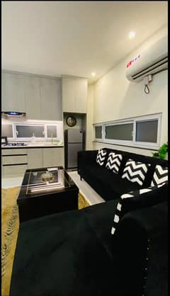 Two beds luxury apartment for rent on daily basis in bahria lahoe 0