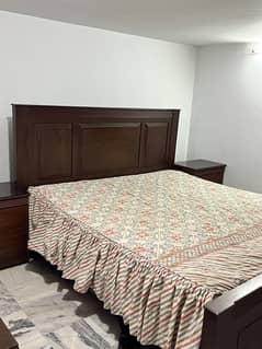 King size bed with mattress