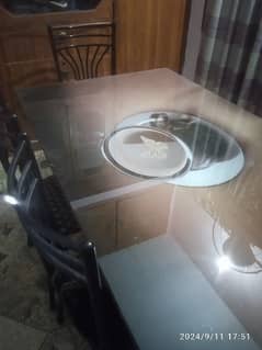 6 chairs dining table