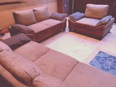 slightly used sofa set 3 2 1 seater call 03124049200 0