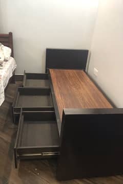 single bed with drawers 0