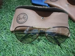 B/L Ray Ban leather glasses made in usa. size 58mm