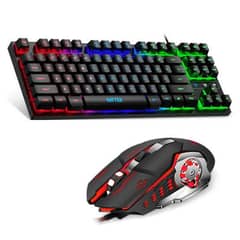 MFTEK BRANDED GAMING KEYBOARD AND MOUSE COMBO