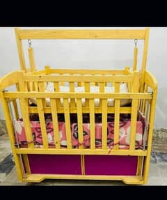 baby cot bed with swing  jhoola