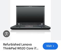 i7 Lenovo w520 1TB hard dual 32gb ram excellent machine