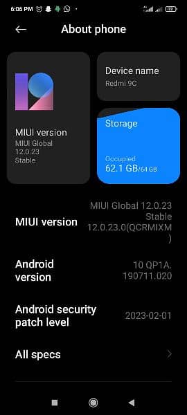 Redmi 9C with Box 6