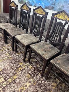 Dining Chairs / Chairs / Wooden Chairs/ Long Back Chairs