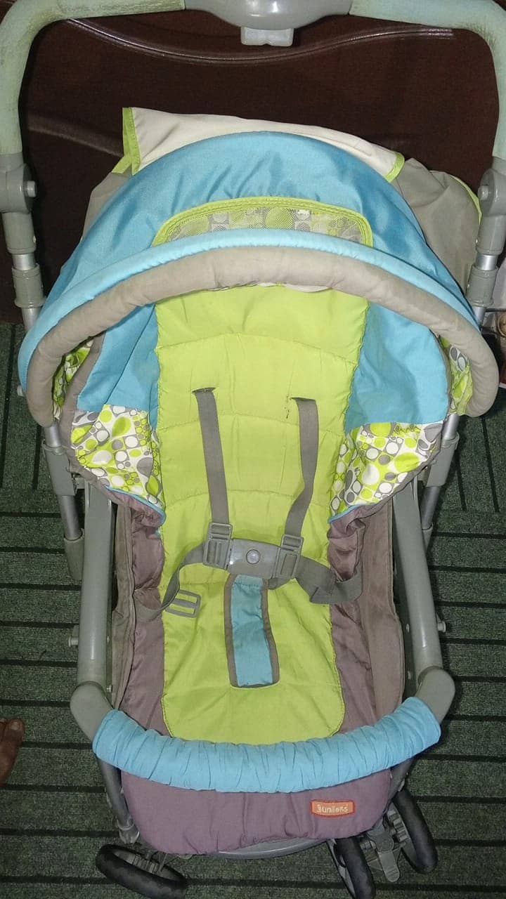 Original JUNIORS Brand Double sided Pram 8