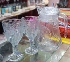 Goblet Jug Glass Set