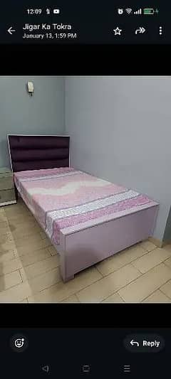 single bed/bed for girls/wooden single bed with mattress/bed for sale