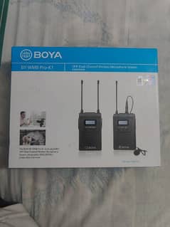 BOYA DUAL CHANNEL WIRELESS MICROPHONE SYSTEM