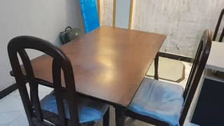 Dining table with 6 chairs