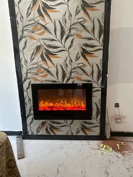 Electric fire place/gas fire places// 03057865194 whtsap 13