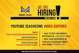 Video Editor Required