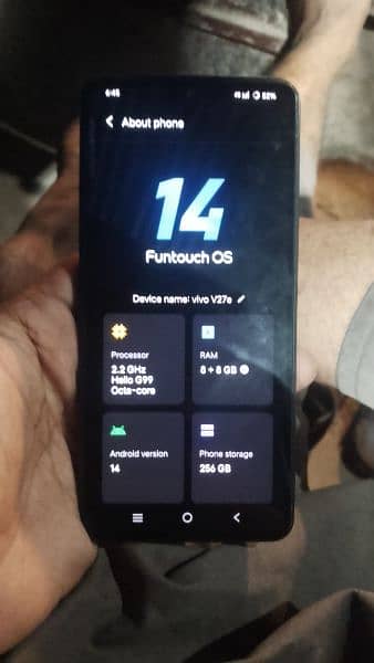 vivo v27E mobile new condition 3