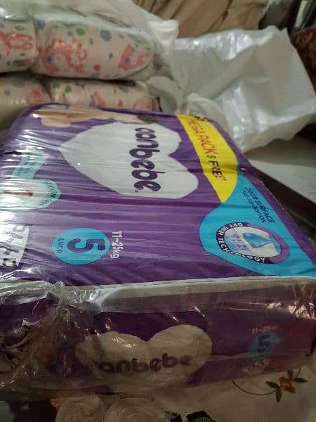 CANBEBE 66 baby diapers 5 Junior size in discounted price 2