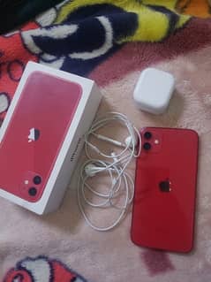 iphone 11 / 64gb(red edition) with box