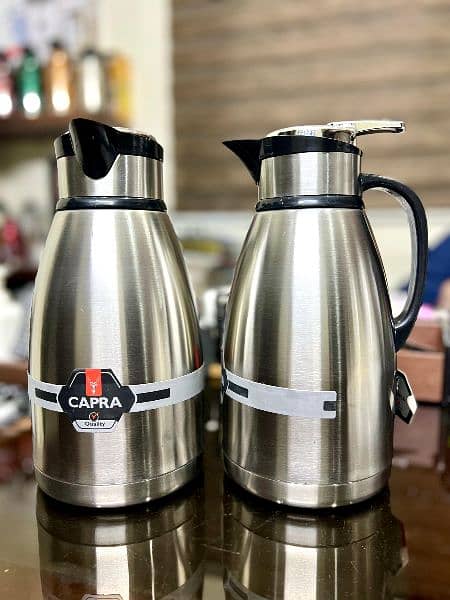 New Design, Improved Quality – 2L Stainless Steel Coffee Pot /Thermos 1