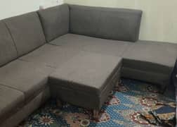 L shaped sofa set and sofa combed