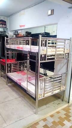 steel banker bed 0