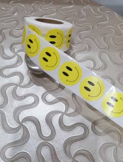 Smiley sticker rolls