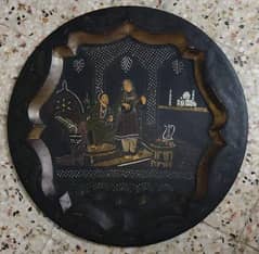 Afghani Indian culture 23 inches copper tray whats app 03071138819