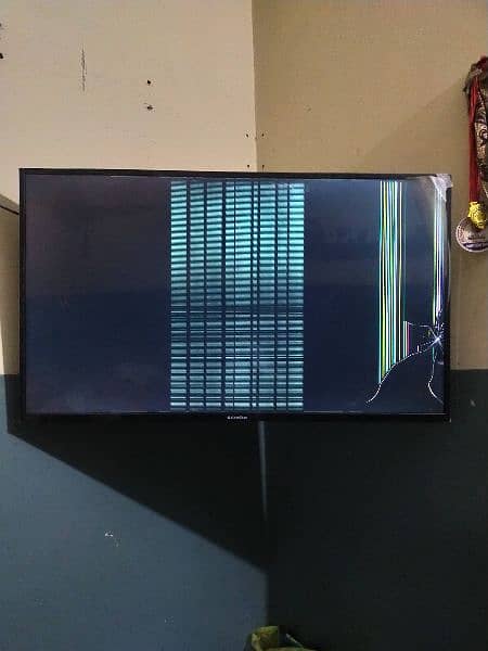 Ecostar android Tv pannel damage 1