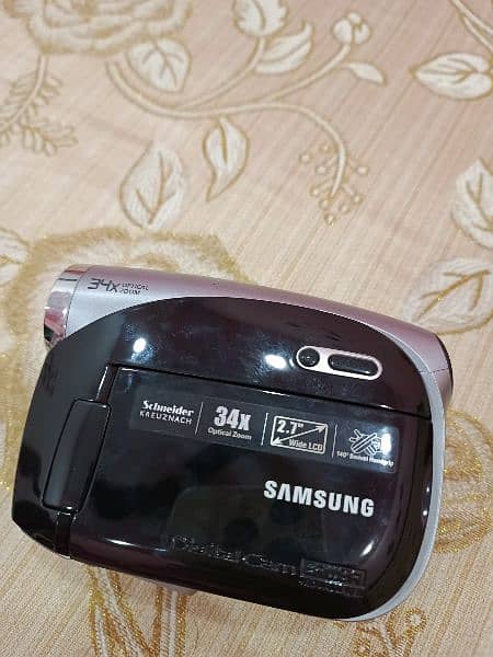 samsung figital camcorder 34x optical zoom 0