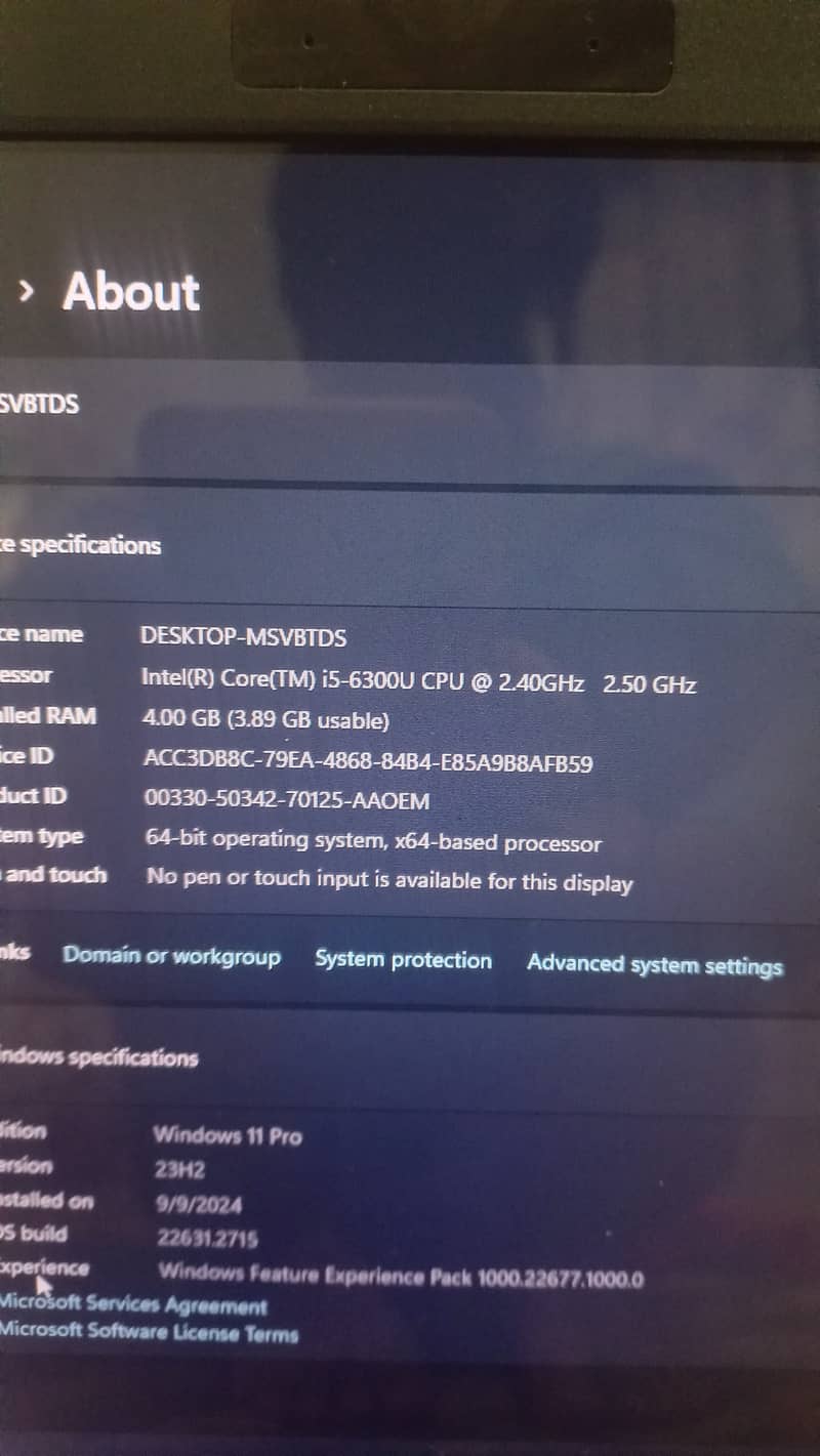 i5 6gen 4/128 laptop 2