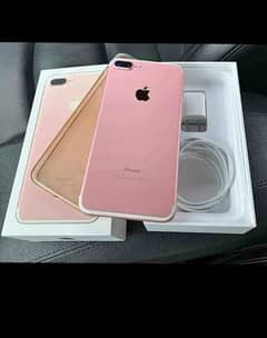 Apple iPhone 7 plus 128gb complete box for sale.