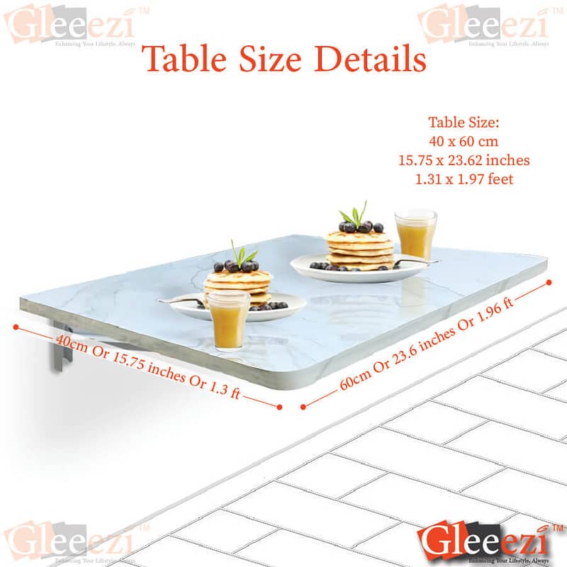 Foldable Table For Dinning, Food,  Laptop, tea, coffee, study, microva 3