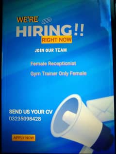 Receptionist required