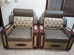 Sofa set with Cover